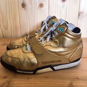 REEBOK CLASSIC Gold Hightop